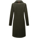 Navahoo Wooly Damen Trenchcoat Winter Mantel B661 Dunkelgrün Größe L - Gr. 40