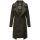 Navahoo Wooly Damen Trenchcoat Winter Mantel B661 Dunkelgrün Größe XL - Gr. 42