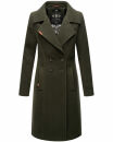 Navahoo Wooly Damen Trenchcoat Winter Mantel B661...