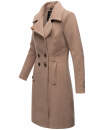 Navahoo Wooly Damen Trenchcoat Winter Mantel B661 Taupe Größe S - Gr. 36