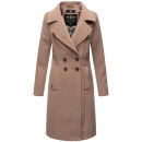 Navahoo Wooly Damen Trenchcoat Winter Mantel B661 Taupe...