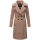 Navahoo Wooly Damen Trenchcoat Winter Mantel B661 Taupe Größe L - Gr. 40