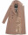 Navahoo Wooly Damen Trenchcoat Winter Mantel B661 Taupe Größe XL - Gr. 42