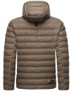 Stone Harbour Zaharoo wasserdichte Herren Regen Steppjacke B731 Stein Braun Größe S - Gr. S