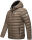 Stone Harbour Zaharoo wasserdichte Herren Regen Steppjacke B731 Stein Braun Größe S - Gr. S