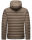 Stone Harbour Zaharoo wasserdichte Herren Regen Steppjacke B731 Stein Braun Größe S - Gr. S