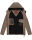 Stone Harbour Zaharoo wasserdichte Herren Regen Steppjacke B731 Stein Braun Größe S - Gr. S