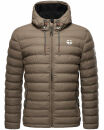 Stone Harbour Zaharoo wasserdichte Herren Regen Steppjacke B731 Stein Braun Größe L - Gr. L