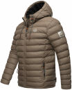 Stone Harbour Zaharoo wasserdichte Herren Regen Steppjacke B731 Stein Braun Größe L - Gr. L