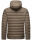 Stone Harbour Zaharoo wasserdichte Herren Regen Steppjacke B731 Stein Braun Größe L - Gr. L