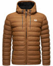 Stone Harbour Zaharoo wasserdichte Herren Regen Steppjacke B731 Tobacco Größe L - Gr. L