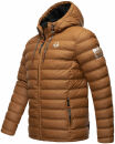 Stone Harbour Zaharoo wasserdichte Herren Regen Steppjacke B731 Tobacco Größe L - Gr. L