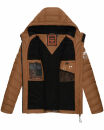Stone Harbour Zaharoo wasserdichte Herren Regen Steppjacke B731 Tobacco Größe L - Gr. L