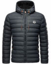 Stone Harbour Zaharoo wasserdichte Herren Regen Steppjacke B731 Stein Blau Größe S - Gr. S