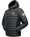 Stone Harbour Zaharoo wasserdichte Herren Regen Steppjacke B731 Stein Blau Größe S - Gr. S