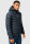 Stone Harbour Zaharoo wasserdichte Herren Regen Steppjacke B731 Stein Blau Größe S - Gr. S