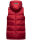 Marikoo Zarinaa Damen Steppweste Weste Übergangsweste mit Kapuze B898 Blood Red Größe S - Gr. 36