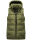 Marikoo Zarinaa Damen Steppweste Weste Übergangsweste mit Kapuze B898 Dusty Olive Größe L - Gr. 40