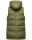 Marikoo Zarinaa Damen Steppweste Weste Übergangsweste mit Kapuze B898 Dusty Olive Größe L - Gr. 40