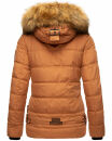 Navahoo Zoja Damen Winter Stepp Jacke Teddyfell Winterjacke B831 Cinnamon Größe S - Gr. 36