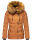 Navahoo Zoja Damen Winter Stepp Jacke Teddyfell Winterjacke B831 Cinnamon Größe S - Gr. 36