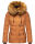 Navahoo Zoja Damen Winter Stepp Jacke Teddyfell Winterjacke B831 Cinnamon Größe M - Gr. 38