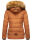 Navahoo Zoja Damen Winter Stepp Jacke Teddyfell Winterjacke B831 Cinnamon Größe M - Gr. 38