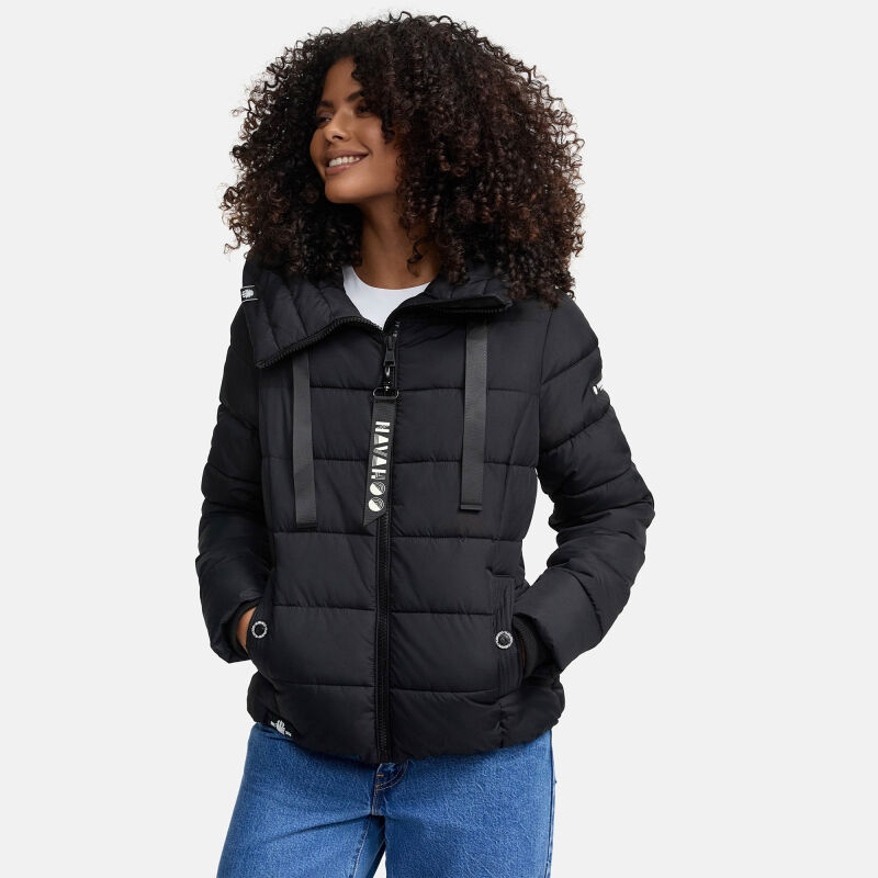 Navahoo Amayaa Damen Winterjacke B930 Schwarz Größe S - Gr. 36