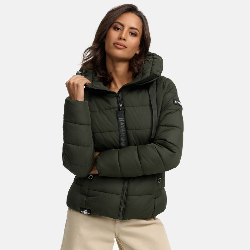 Navahoo Amayaa Damen Winterjacke B930 Olive Größe M - Gr. 38
