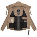 Navahoo Amayaa Damen Winterjacke B930 Taupe Größe XS - Gr. 34