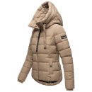 Navahoo Amayaa Damen Winterjacke B930 Taupe Größe XS - Gr. 34