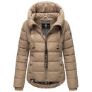 Navahoo Amayaa Damen Winterjacke B930 Taupe Größe M - Gr. 38
