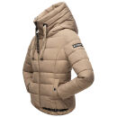 Navahoo Amayaa Damen Winterjacke B930 Taupe Größe M - Gr. 38