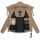 Navahoo Amayaa Damen Winterjacke B930 Taupe Größe M - Gr. 38
