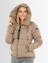 Navahoo Amayaa Damen Winterjacke B930 Taupe Größe L - Gr. 40