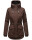 Marikoo Babetaa Princess Damen Winterjacke B931 Dark Choco Größe XS - Gr. 34