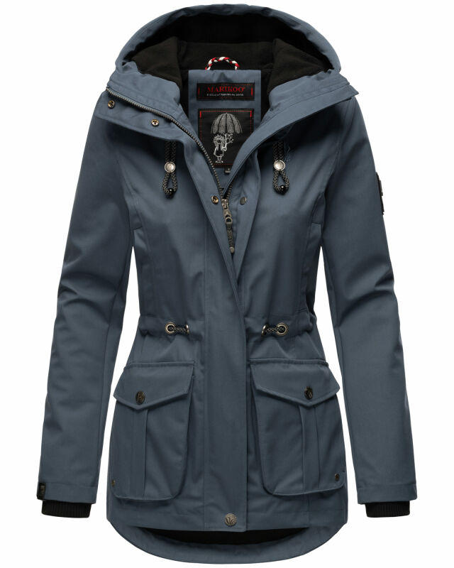 Marikoo Babetaa Princess Damen Winterjacke B931 Blau Größe XL - Gr. 42