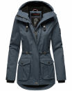 Marikoo Babetaa Princess Damen Winterjacke B931 Blau Größe XL - Gr. 42