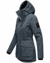 Marikoo Babetaa Princess Damen Winterjacke B931 Blau Größe XL - Gr. 42