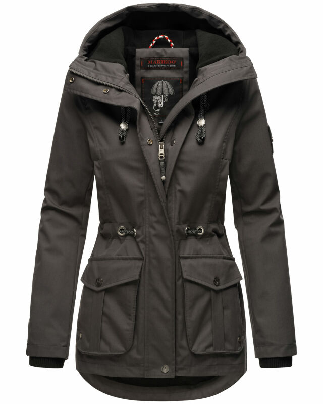 Marikoo Babetaa Princess Damen Winterjacke B931 Anthrazit Größe XXL - Gr. 44