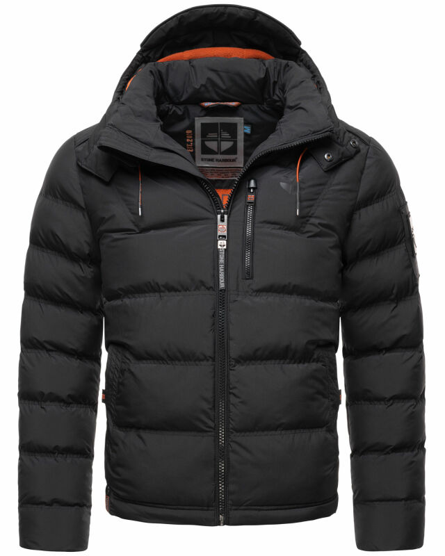 Stone Harbour Arvidoo Herren Winterjacke B736 Schwarz Größe S - Gr. S