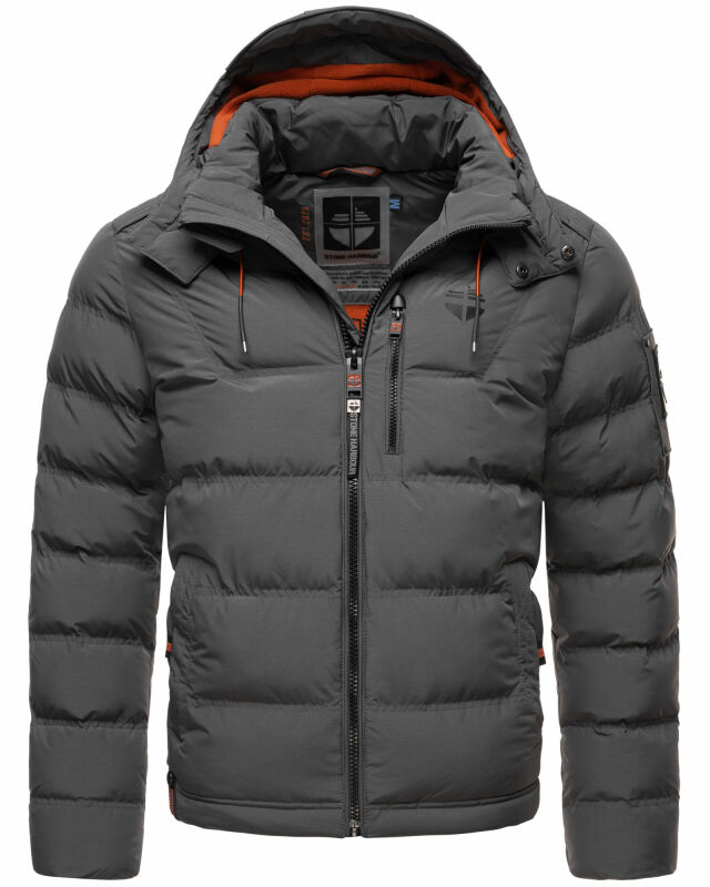Stone Harbour Arvidoo Herren Winterjacke B736 Anthrazit Größe S - Gr. S