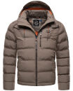 Stone Harbour Arvidoo Herren Winterjacke B736 Stein Braun...