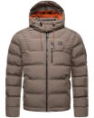 Stone Harbour Arvidoo Herren Winterjacke B736 Stein Braun Größe M - Gr. M
