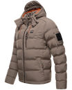 Stone Harbour Arvidoo Herren Winterjacke B736 Stein Braun Größe M - Gr. M
