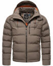 Stone Harbour Arvidoo Herren Winterjacke B736 Stein Braun...