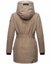 Navahoo Blizzardstorm Damen Jacke B923 Taupe Grau Größe XXL - Gr. 44