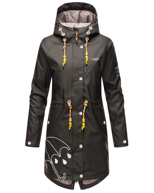 Marikoo Dancing Umbrella Damen Jacke B924 Schwarz Größe XL - Gr. 42