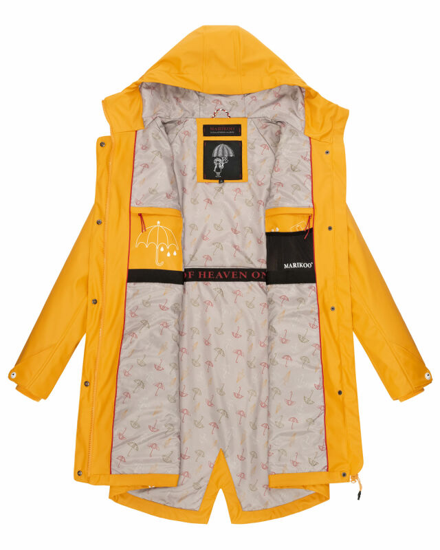 Marikoo Dancing Umbrella Damen Jacke B924 Amber Yellow Größe L - Gr. ,  99,90 €