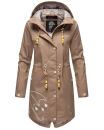 Marikoo Dancing Umbrella Damen Jacke B924 Taupe Größe XS - Gr. 34